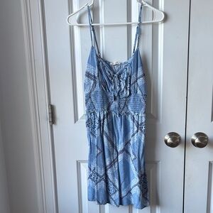 L.A. Hearts Blue Bandana-Pattrned Dress